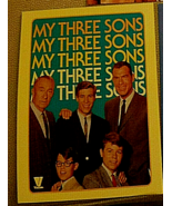 vintage Viacom TV photo Promo Card for My Three Sons; Fred MacMurray 198... - £9.07 GBP