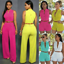 New Women Clubwear Summer Playsuit Bodycon Party Jumpsuit Romper Trousers Shorts - £10.93 GBP