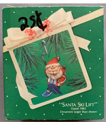 1983 Hallmark Santa Ski Lift Christmas Tree Ornament In Original Box - £3.12 GBP