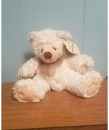 First &amp; Main Schnookie 1604 White Teddy Bear Plush Stuffed Animal 8&quot; NWT... - £7.50 GBP