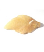 19.52Ct 29x20x5mm Yellow Jade Leaf Cut Bead for Wire Wrapping/Jewelry Ma... - $1.06+