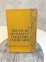 Treasury Of Italian Folklore And Humor 1980 By Henry Spalding - Hardcover *Vg* - £15.22 GBP