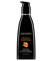 Wicked Sensual Care Water Based Lubricant - 2 Oz Sweet Peach - £7.39 GBP