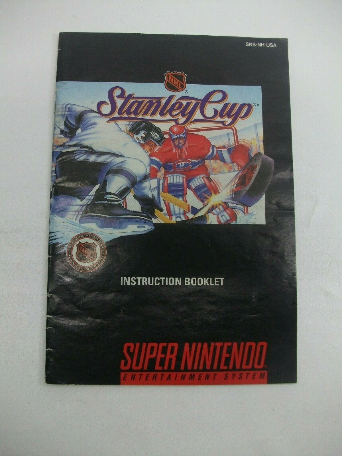 Primary image for NHL Stanley Cup Hockey SNES Super Nintendo VTG Video Game Booklet Manual ONLY