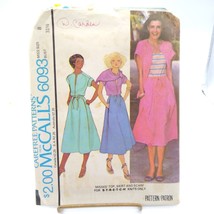 UNCUT Vintage Sewing PATTERN McCalls 6093, Misses Carefree 1978 Top Skirt - $17.42