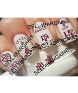 Texas A&amp;M AGGIES 》10 Different Designs》Nail Art Decals - $9.09