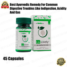 Liv Lively Ayurvedic 45 Capsules - Immune System &amp; Digestive Tract Disorders - £27.41 GBP