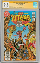 CGC SS 9.8 New Teen Titans #28 SIGNED George Perez Art 2nd Terra 1st in Costume - £315.80 GBP