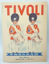 Tivoli Denmark Theatre Program June 17 1957 Bogelund Lithograph Youth Guards  - £23.63 GBP