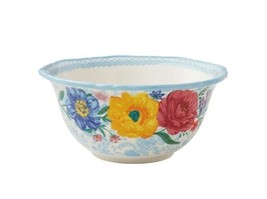 Four (4) Pioneer Woman ~ BRILLIANT BLOOMS ~ 6.25&quot; Dia. Bowls ~ Stoneware - £28.85 GBP