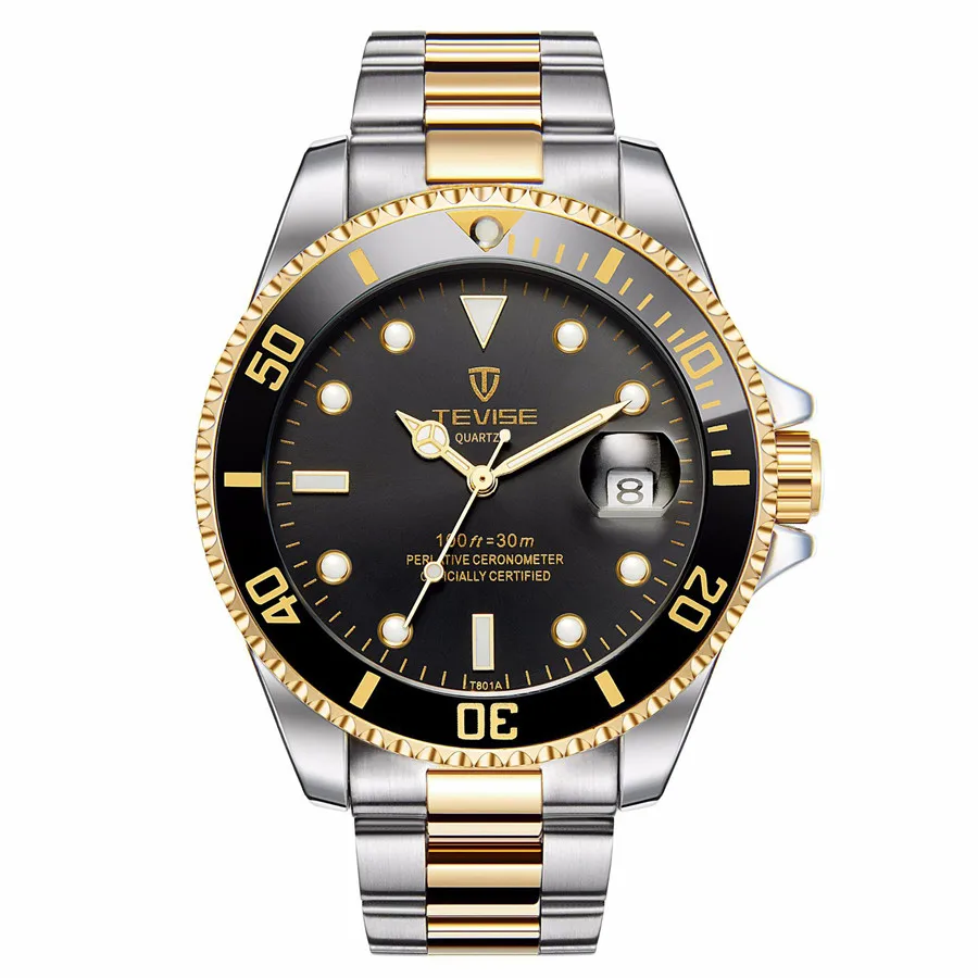 Watches Men Luxury Brand Fashion Waterproof Quartz Watch Sport Stianless... - £30.33 GBP