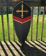 28&quot; Medieval Knight Dark Templar Collectible Shield Armor Shield - £85.58 GBP