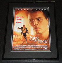 1995 Nick of Time 11x14 Framed ORIGINAL Vintage Advertisement Johnny Depp - £27.23 GBP