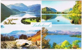 Postcard Lakeland Ullswater Grasmere Old Ashness Bridge Windermere England UK - $2.96