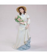Home Interiors Homco 1468 Charlotte Rose Porcelain Lady With Flowers Fig... - €10,56 EUR