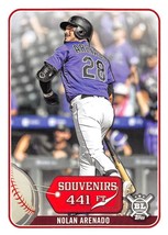 2021 Topps Big League Souvenirs #SO12 Nolan Arenado Colorado Rockies ⚾ - £0.67 GBP