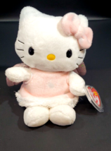 Ty Beanie Baby-HELLO KITTY PINK ANGEL 6&quot; Brand New - $29.69