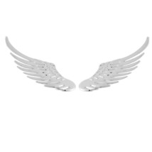 uxcell  Wing Shaped Car Auto 3D Stickers Decoration Emblem  Decal 2pcs - £71.10 GBP