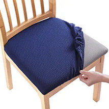 Non-Slip Stretchable Seat Cover- Polyester- Blue - £4.80 GBP
