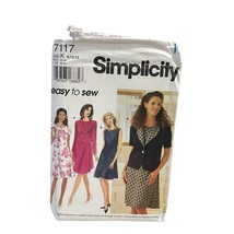 Simplicity 7117 Misses Jacket &amp; Dress Sewing Pattern Sizes 8-12 - $8.99