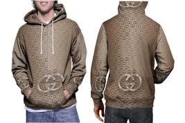Gold Pattern Design    Mens Graphic Zip Up Hooded Hoodie - £27.38 GBP+