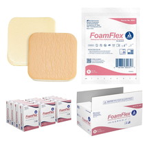 Dynarex FoamFlex Foam Dressings Non-Adhesive Waterproof Sterile 120/Case - $111.95+