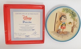 Schmid Disney Pinocchio ANRI Collector Plate Ltd Ed Original Box w COA 3... - $59.95