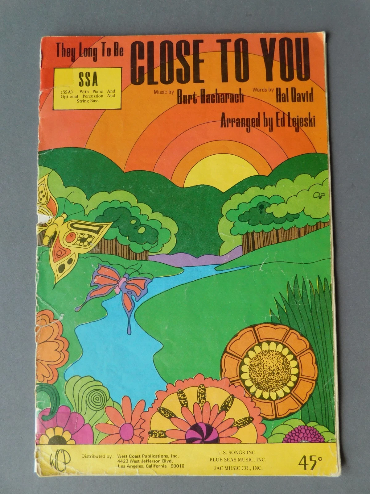 (They Long To Be) Close To You - sheet music for SATB choir - €5,15 EUR