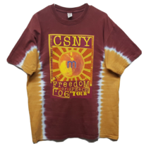 Crosby Stills Nash Young CSNY concert shirt 2006 freedom of speech tour tie dye - £36.84 GBP