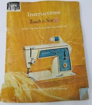 Awful 1966 Singer Touch &amp; Sew Model 628 Manual Vintage - $9.45