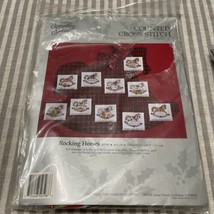 Something Special Candamar Counted Cross Stitch Kit-Rocking Horses 10 pc Mini's - $8.55