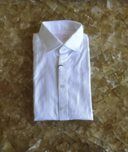Thomas Pink London Tailored Fit White Formal Shirt $149 Worldwideshipping - £69.82 GBP