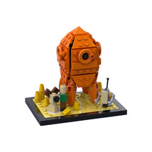 BuildMoc micro Vignette Model from Clay Cartoon 156 Pieces Building Toy - £13.57 GBP
