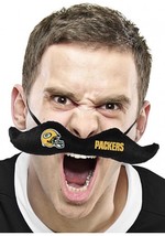 Green Bay Packers Plush Mustache - Get Ready For Game Day!  Tailgate Fun... - £6.21 GBP