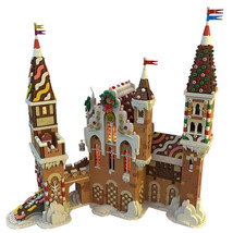 Gingerbread Castle Modular Buillding Blocks Set MOC Bricks Educational Toys Kit - £152.12 GBP