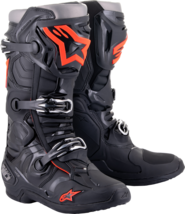 Alpinestars Tech 10 Black Flo Red MX ATV Moto Mens Adult Boots Motocross MX ATV - £521.46 GBP