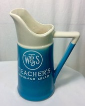 Vintage WT&amp;S Teachers Highland Cream Pitcher Blended Scotch Whiskey Blue... - £9.40 GBP