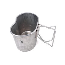 French Army Aluminium Mug Folding Handle Mess Tin Canteen Cup Camping Mi... - $236.43 MXN