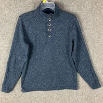 RedHead Sweater Men&#39;s Large Henley Blue Knit 100% Polyester Adults L - $365.38 MXN