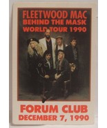 FLEETWOOD MAC / STEVIE NICKS - ORIGINAL TOUR CONCERT CLOTH BACKSTAGE PASS - $10.00