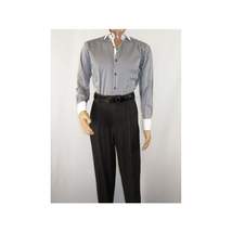 Men Denim Suit Royal Diamond 3 Piece vested Wide Leg Pleated Pants Den2 black image 8