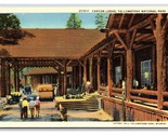 Canyon Lodge Yellowstone National Park Wyoming Unp Lino Cartolina S13 - $4.04