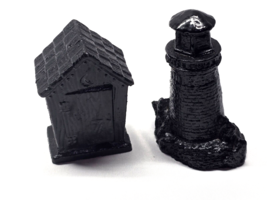 Vintage Handcrafted Souvenir Figurines - Genuine Coal- Ansted, West Virg... - $25.19 CAD