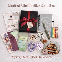 Mini Thriller Book Box | Mystery Book, Bookish Goodies, Reading Accessories - $25.00