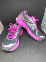 Brooks Adrenaline GTS 15 Running Shoes Womens Size 7.5 Gray Pink 1201741... - £18.21 GBP