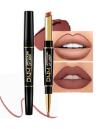 1Pcs Dark Brown Lip Liner and Lipstick Set Kit for Women Matte Lips Kit ... - $182.81 MXN