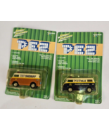 Johnny Lightning PEZ VW VAN COUNTY SHERIFF &amp; Paddywagon Police Set of 2 - $19.99