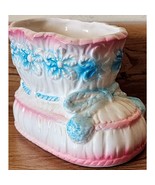 Vintage Ardco Planter Baby Shoe Planter Nursery Baby Bootie 1960s Pink &amp;... - $212.56 MXN