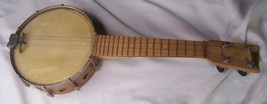 Antique Pennant Ukulele 4 String Inlaid Wood - $64.34