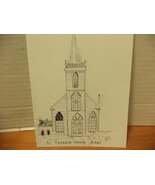 St. Theresa Church Birds Movie Greeting Card - €8,52 EUR